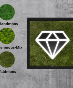 Moosbild Diamant I Waldmoos I Moosarten